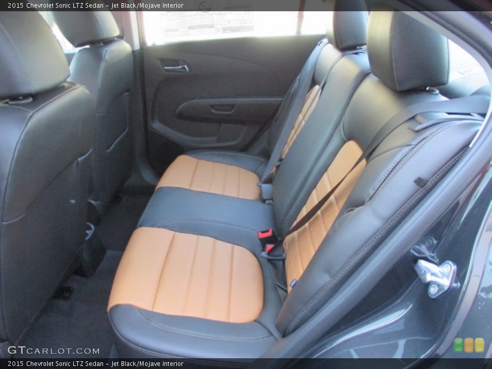 Jet Black/Mojave Interior Rear Seat for the 2015 Chevrolet Sonic LTZ Sedan #102051636