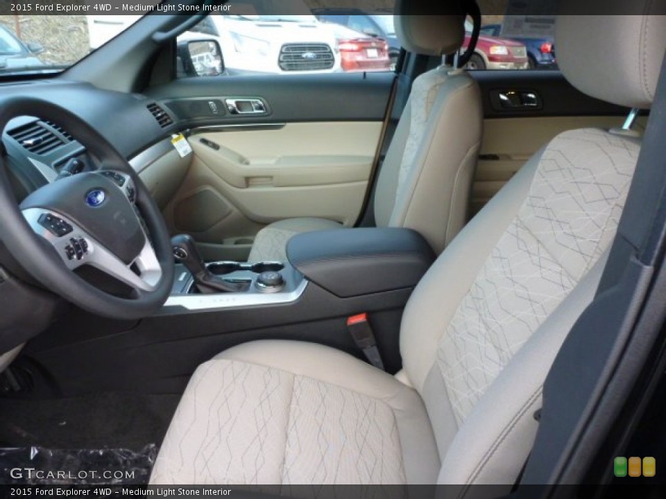 Medium Light Stone Interior Photo for the 2015 Ford Explorer 4WD #102057030