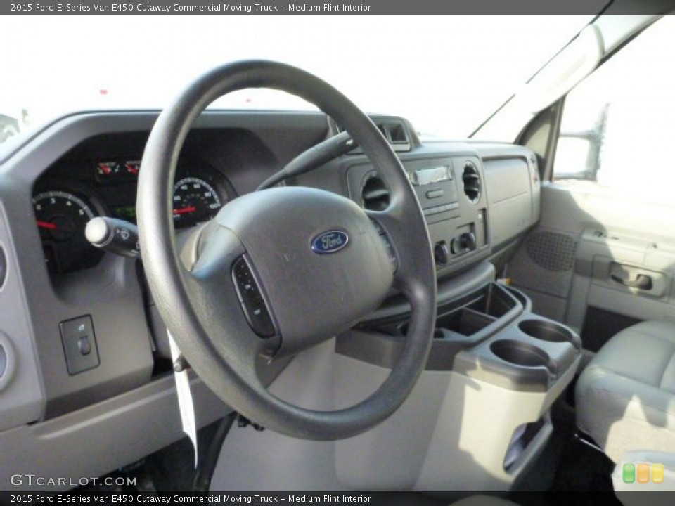 Medium Flint Interior Dashboard for the 2015 Ford E-Series Van E450 Cutaway Commercial Moving Truck #102058004