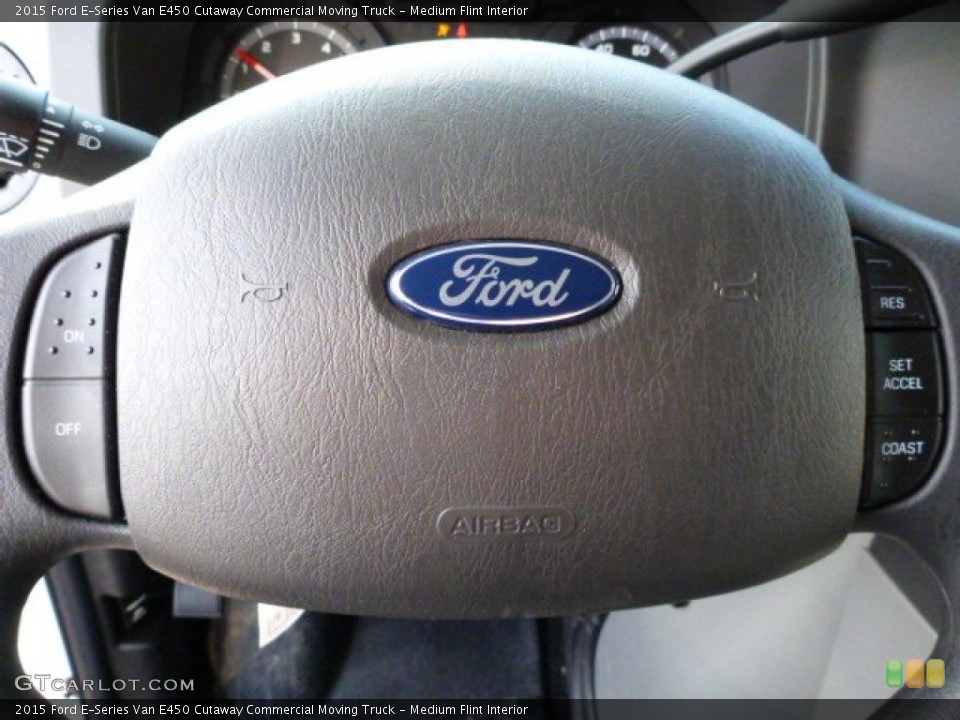 Medium Flint Interior Steering Wheel for the 2015 Ford E-Series Van E450 Cutaway Commercial Moving Truck #102058077