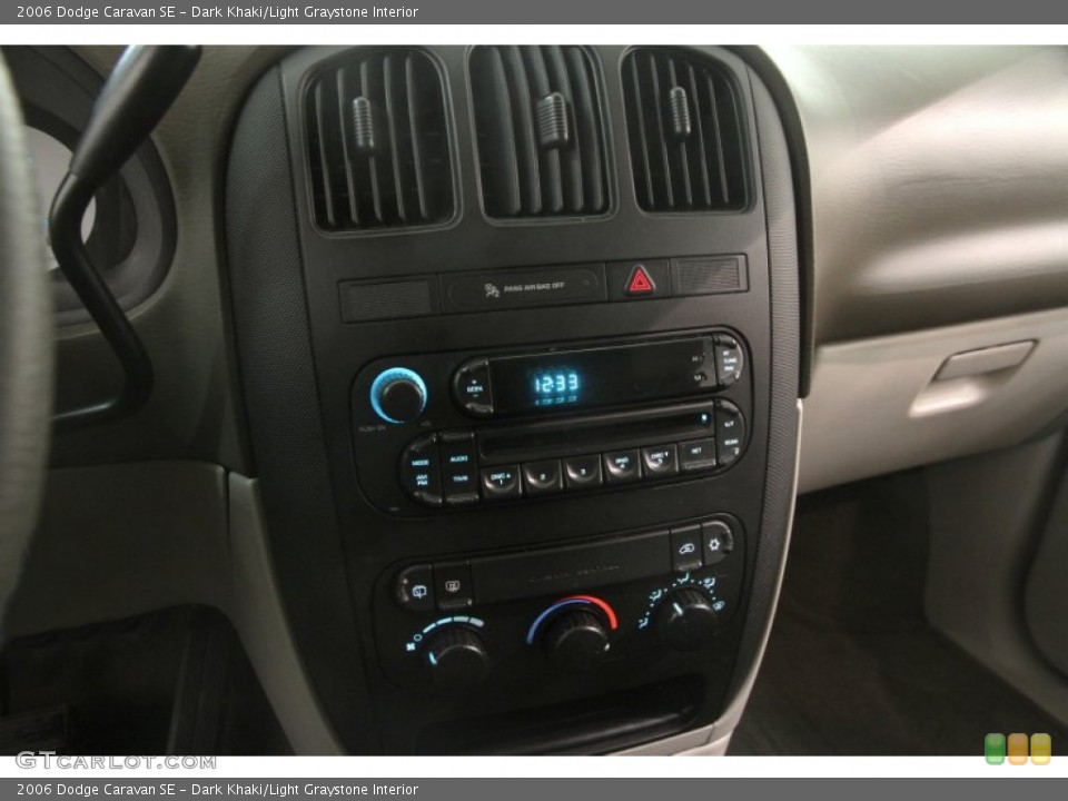 Dark Khaki/Light Graystone Interior Controls for the 2006 Dodge Caravan SE #102065691