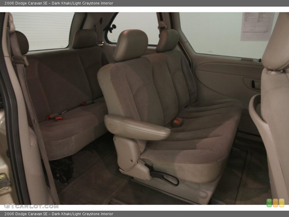 Dark Khaki/Light Graystone Interior Rear Seat for the 2006 Dodge Caravan SE #102065754