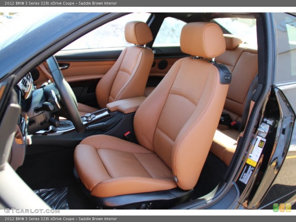 Saddle Brown Interior Front Seat for the 2012 BMW 3 Series 328i xDrive Coupe #102067074