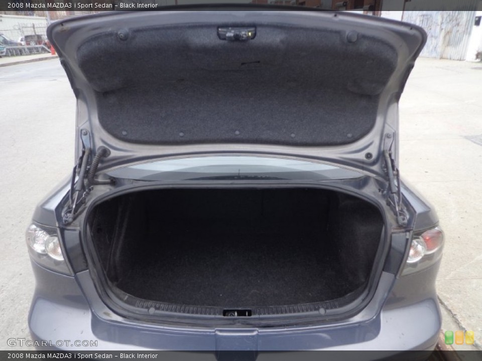 Black Interior Trunk for the 2008 Mazda MAZDA3 i Sport Sedan #102069183