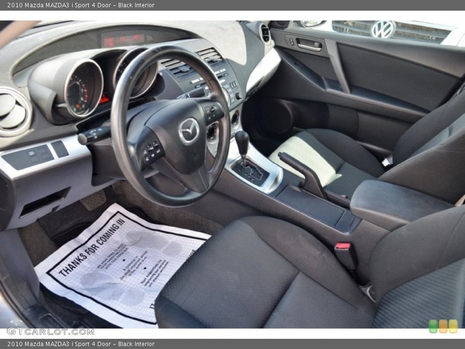 Black Interior Photo for the 2010 Mazda MAZDA3 i Sport 4 Door #102069768