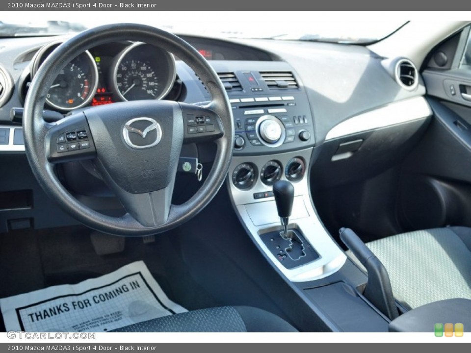 Black Interior Dashboard for the 2010 Mazda MAZDA3 i Sport 4 Door #102069888