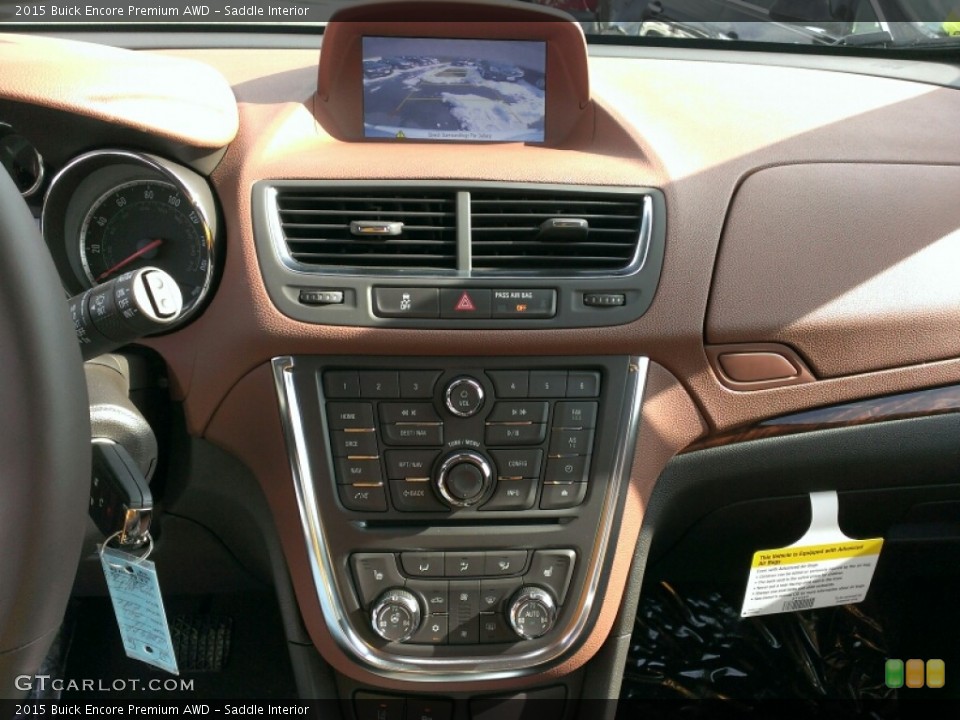 Saddle Interior Controls for the 2015 Buick Encore Premium AWD #102071121