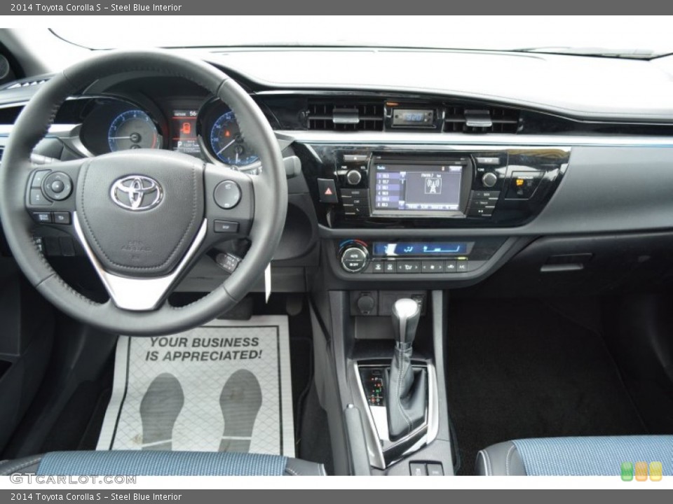 Steel Blue Interior Dashboard for the 2014 Toyota Corolla S #102075741