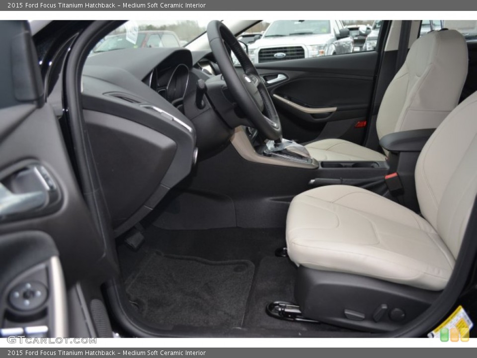 Medium Soft Ceramic Interior Front Seat for the 2015 Ford Focus Titanium Hatchback #102078312