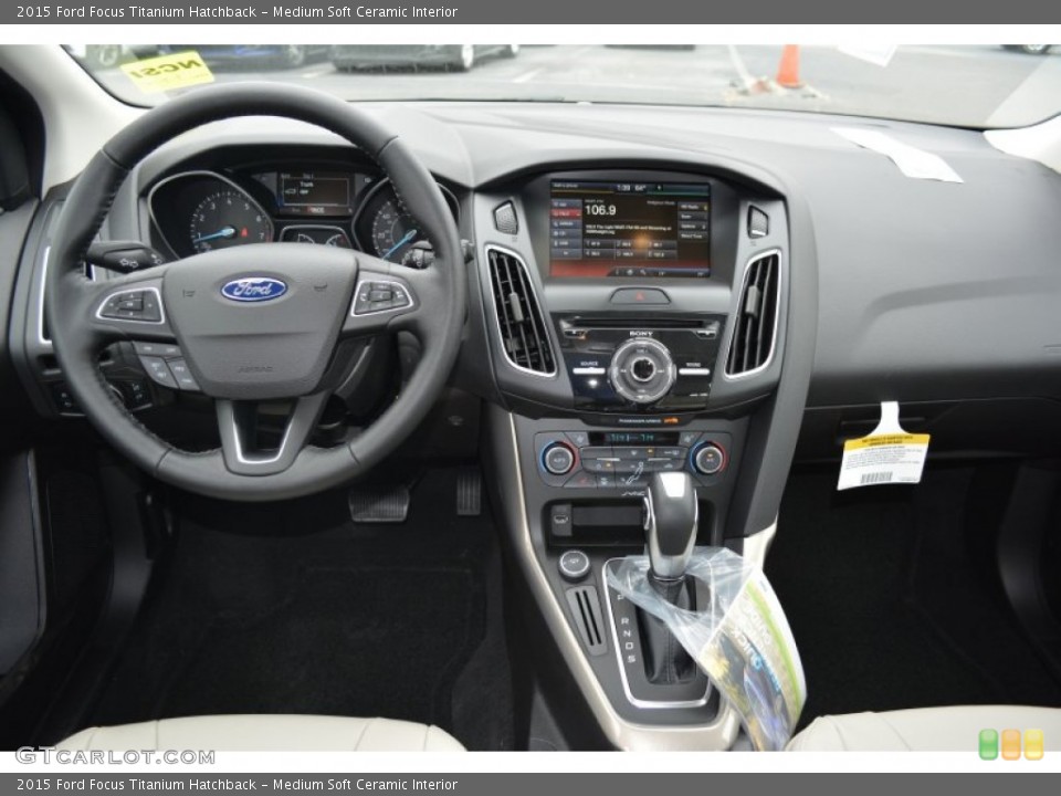 Medium Soft Ceramic Interior Dashboard for the 2015 Ford Focus Titanium Hatchback #102078345