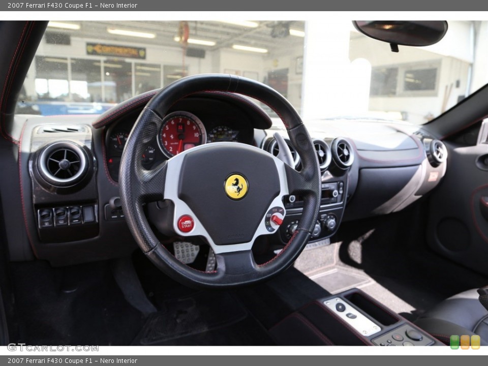 Nero Interior Steering Wheel for the 2007 Ferrari F430 Coupe F1 #102078360