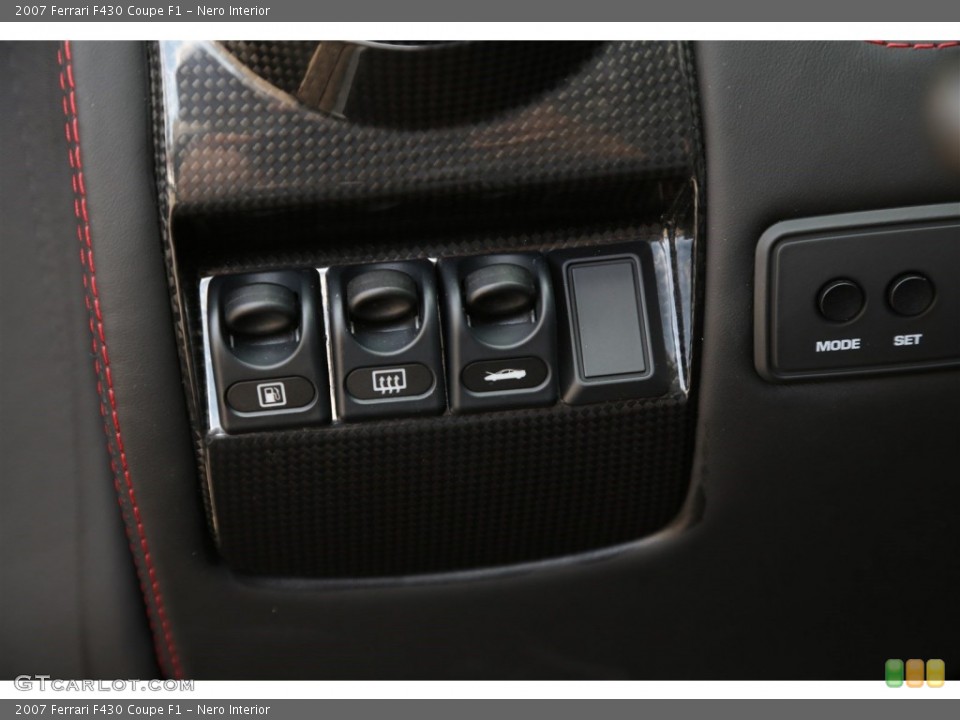 Nero Interior Controls for the 2007 Ferrari F430 Coupe F1 #102078531