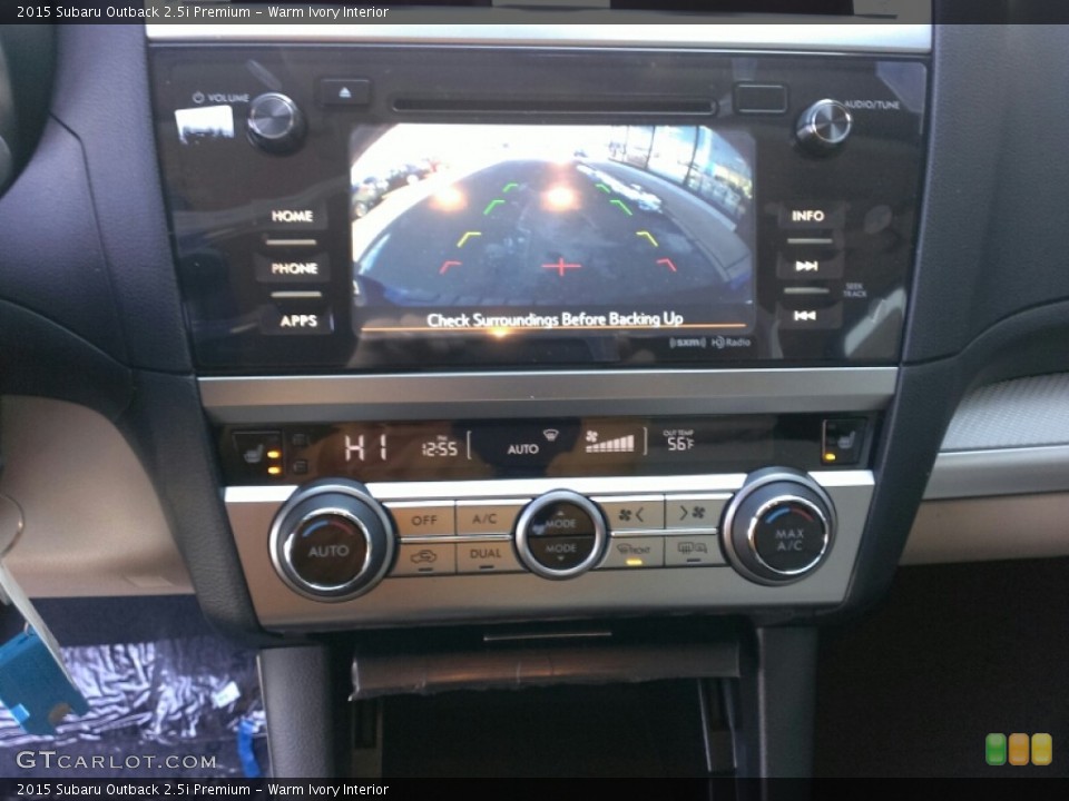 Warm Ivory Interior Controls for the 2015 Subaru Outback 2.5i Premium #102078645
