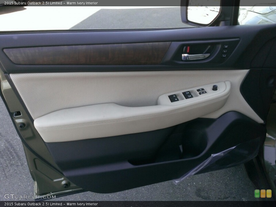 Warm Ivory Interior Door Panel for the 2015 Subaru Outback 2.5i Limited #102079215