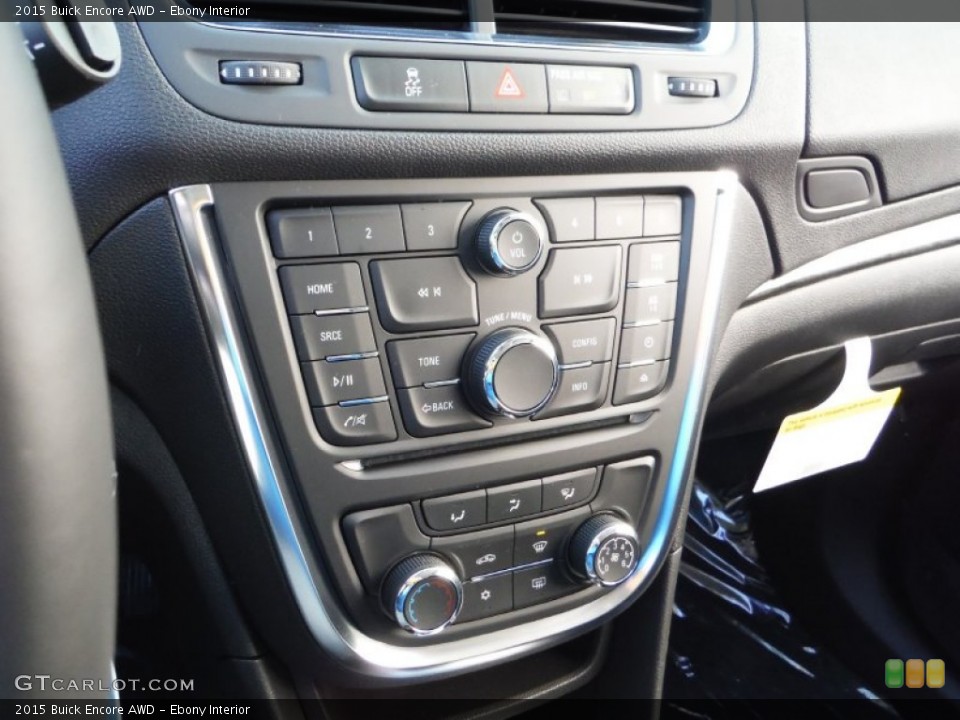 Ebony Interior Controls for the 2015 Buick Encore AWD #102079308