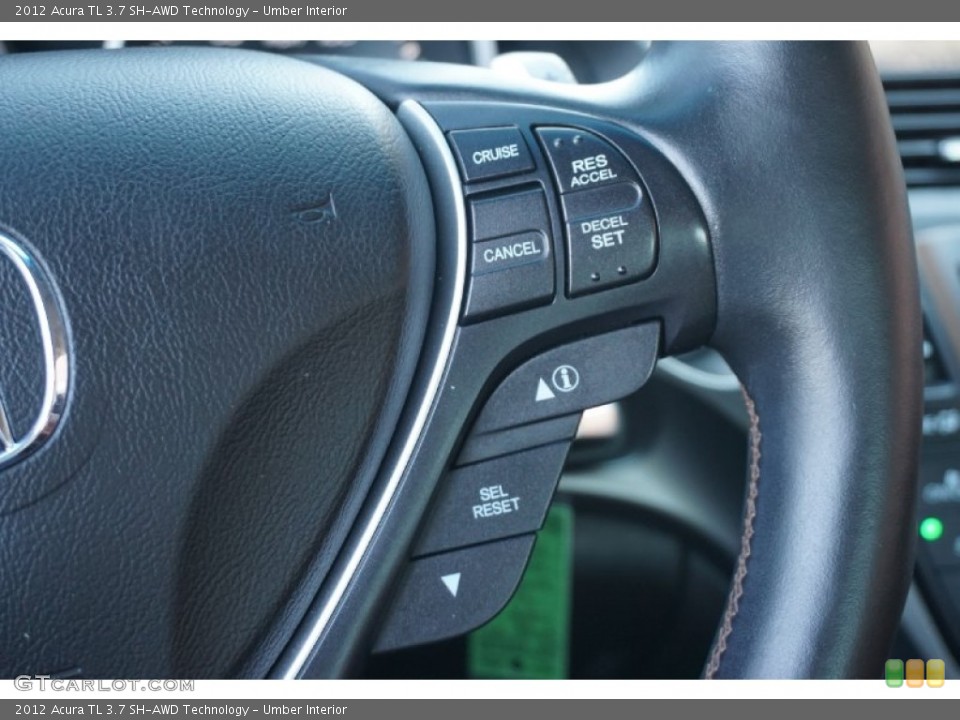 Umber Interior Controls for the 2012 Acura TL 3.7 SH-AWD Technology #102080334