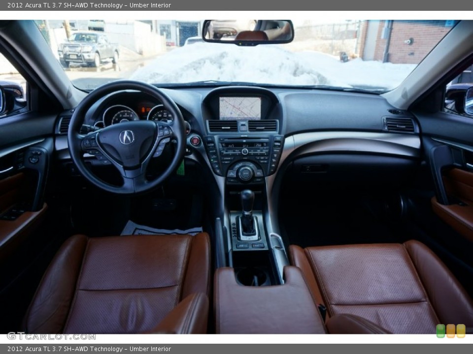 Umber Interior Dashboard for the 2012 Acura TL 3.7 SH-AWD Technology #102080472