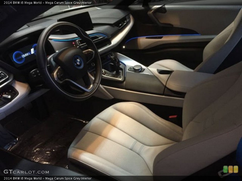 Mega Carum Spice Grey Interior Photo for the 2014 BMW i8 Mega World #102083358