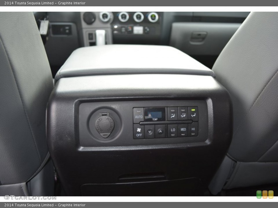 Graphite Interior Controls for the 2014 Toyota Sequoia Limited #102083520
