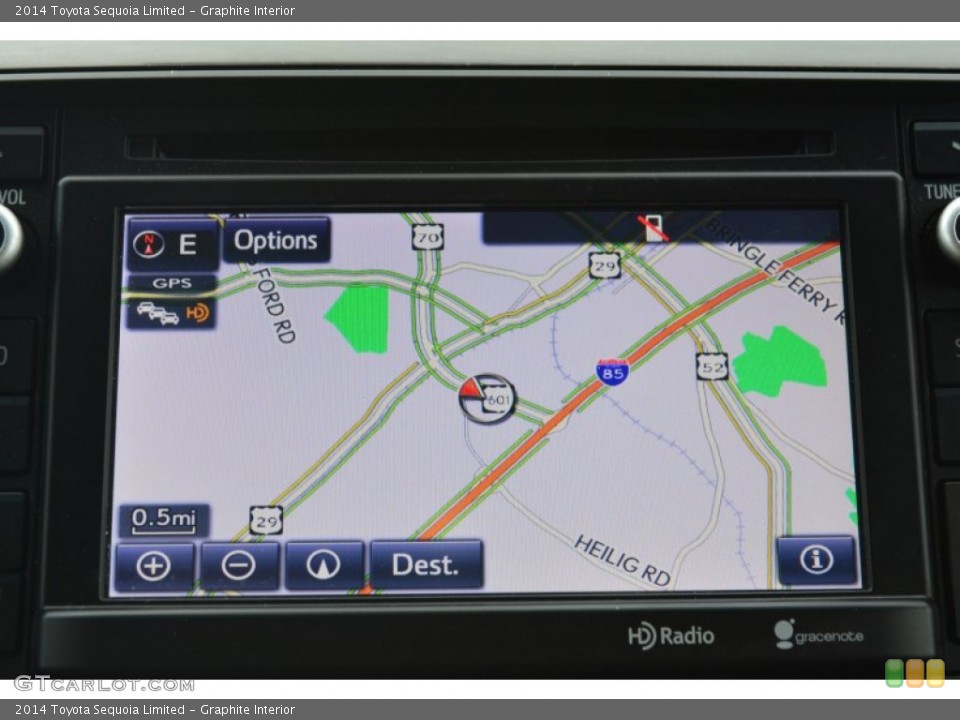 Graphite Interior Navigation for the 2014 Toyota Sequoia Limited #102083751