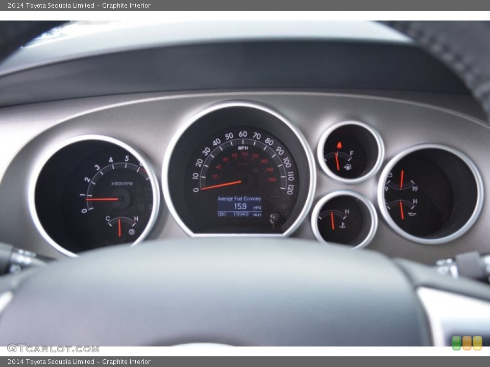 Graphite Interior Gauges for the 2014 Toyota Sequoia Limited #102083928