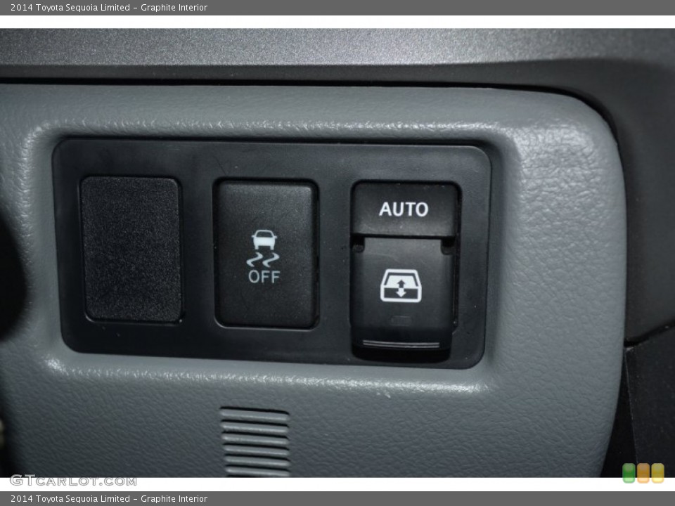 Graphite Interior Controls for the 2014 Toyota Sequoia Limited #102083982