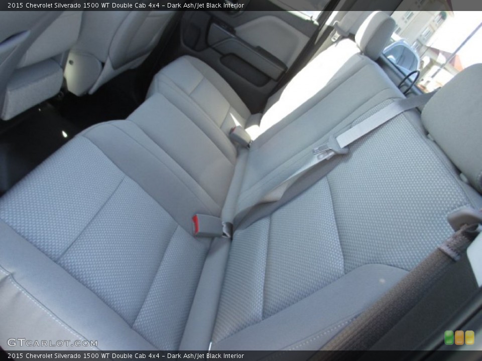 Dark Ash/Jet Black Interior Rear Seat for the 2015 Chevrolet Silverado 1500 WT Double Cab 4x4 #102086145