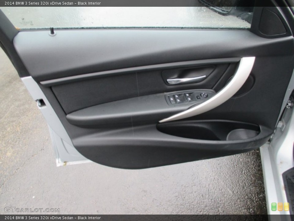 Black Interior Door Panel for the 2014 BMW 3 Series 320i xDrive Sedan #102086588