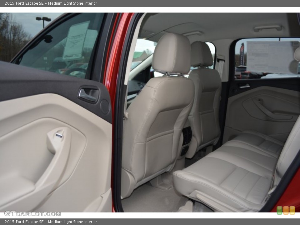 Medium Light Stone Interior Rear Seat for the 2015 Ford Escape SE #102087339