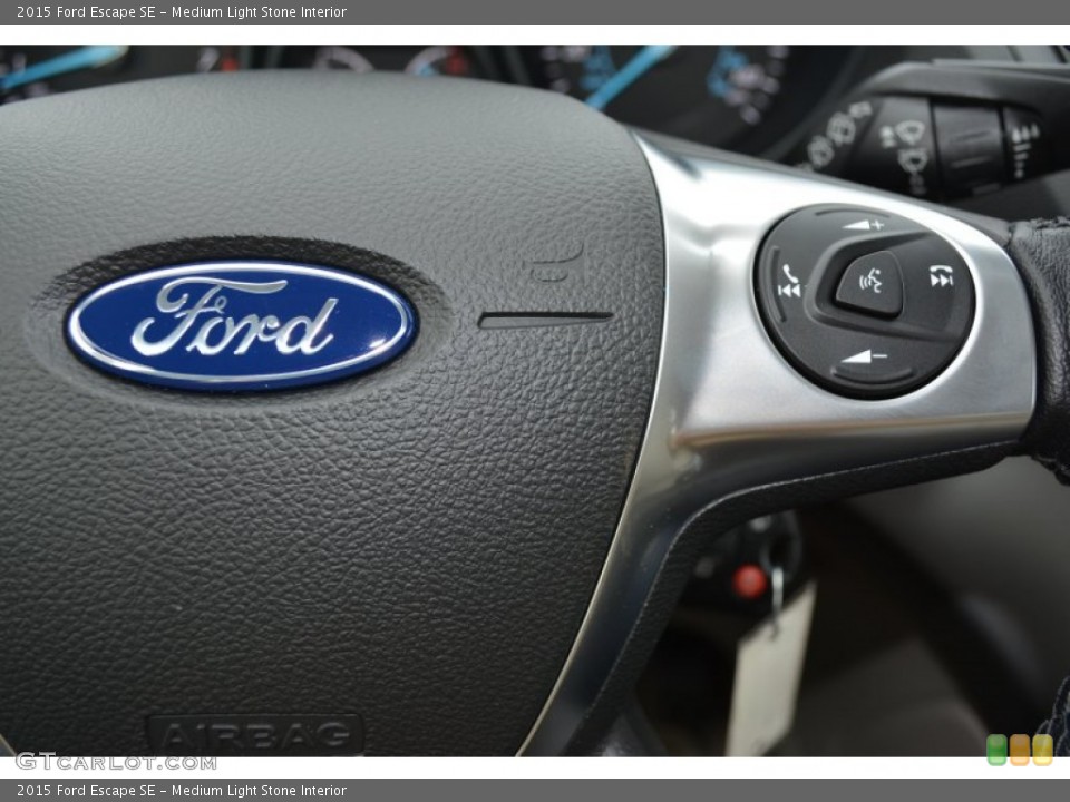 Medium Light Stone Interior Controls for the 2015 Ford Escape SE #102087606