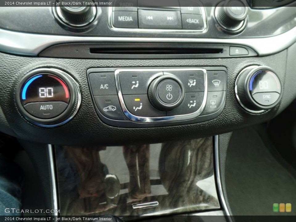 Jet Black/Dark Titanium Interior Controls for the 2014 Chevrolet Impala LT #102087732