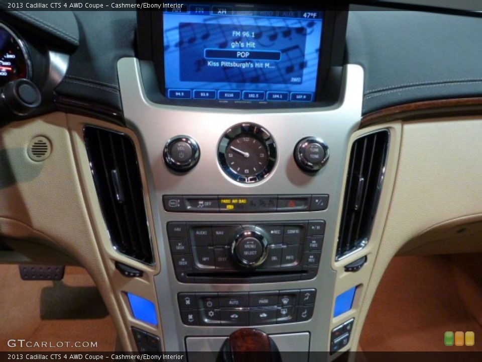 Cashmere/Ebony Interior Controls for the 2013 Cadillac CTS 4 AWD Coupe #102088728