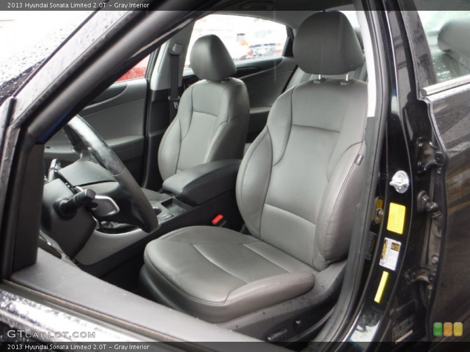 Gray Interior Photo for the 2013 Hyundai Sonata Limited 2.0T #102089913