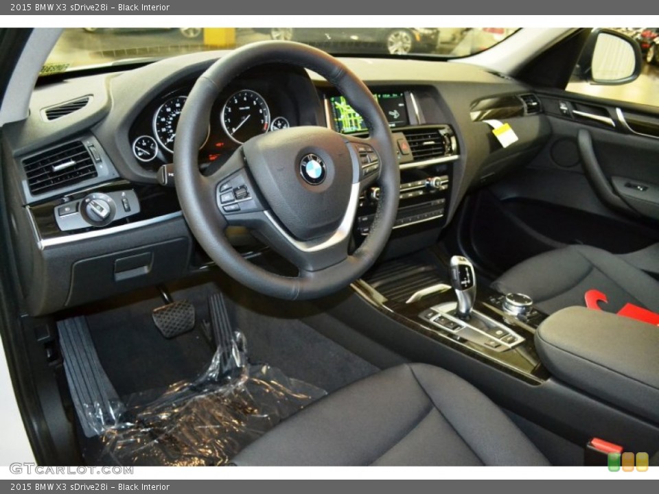 Black Interior Prime Interior for the 2015 BMW X3 sDrive28i #102090786