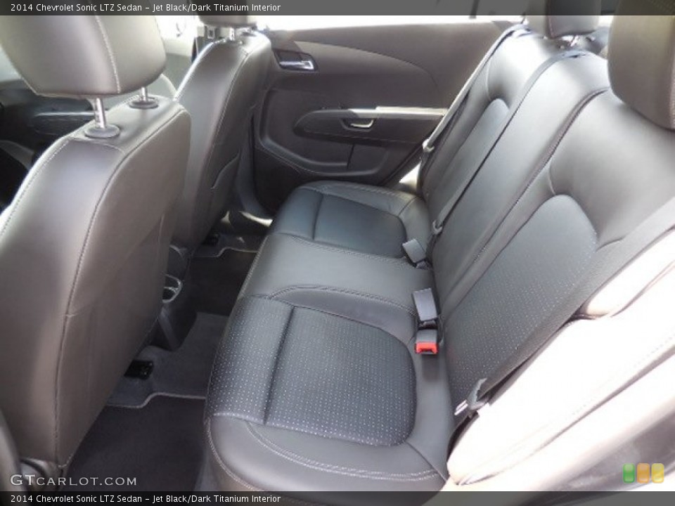 Jet Black/Dark Titanium Interior Rear Seat for the 2014 Chevrolet Sonic LTZ Sedan #102094338