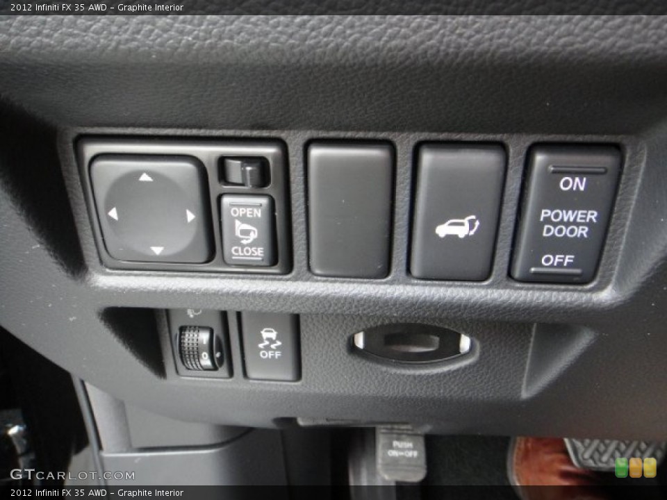 Graphite Interior Controls for the 2012 Infiniti FX 35 AWD #102102633