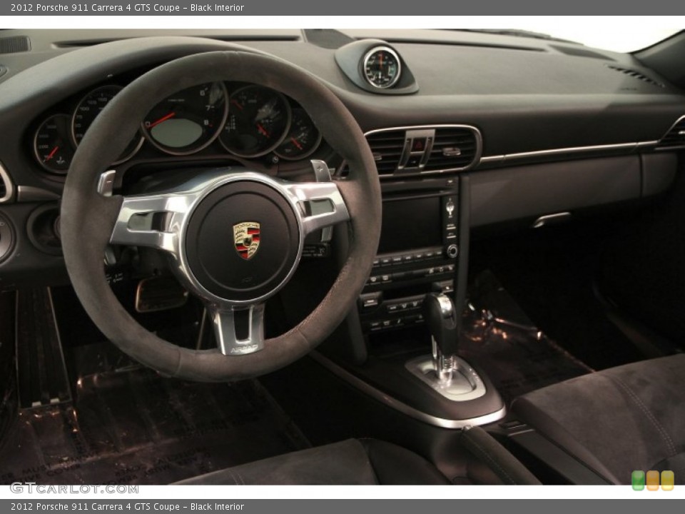 Black Interior Dashboard for the 2012 Porsche 911 Carrera 4 GTS Coupe #102102963