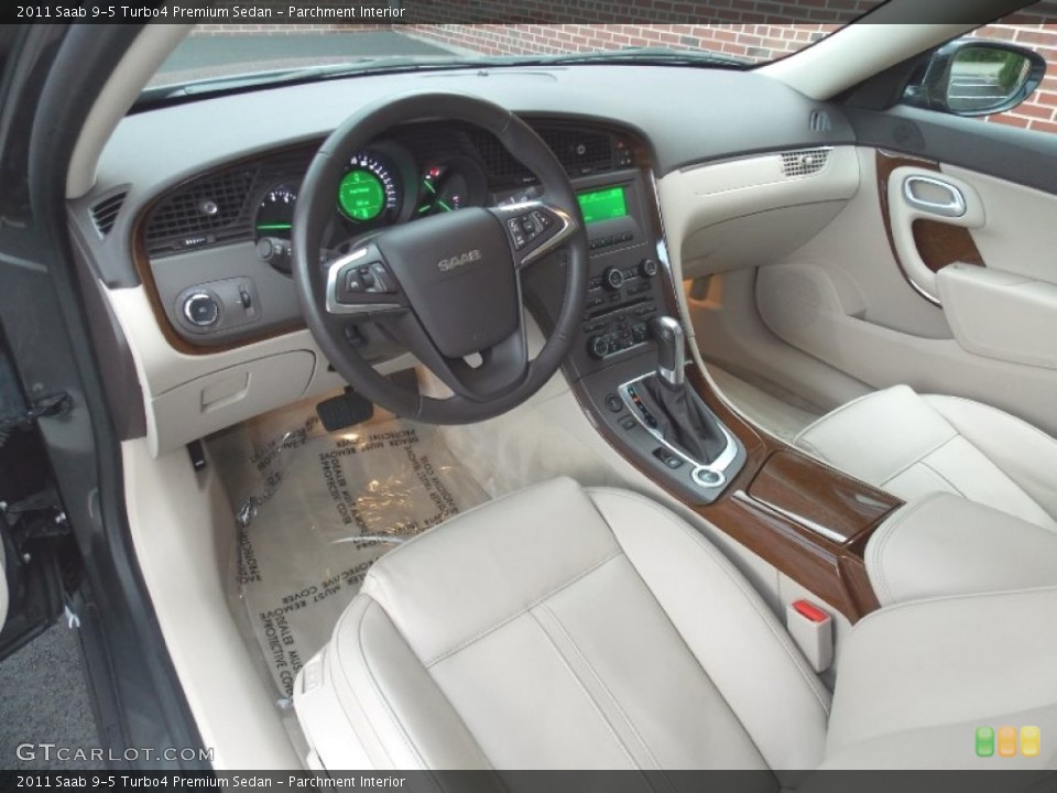 Parchment Interior Photo for the 2011 Saab 9-5 Turbo4 Premium Sedan #102105843
