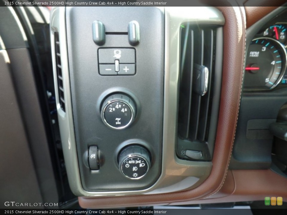High Country Saddle Interior Controls for the 2015 Chevrolet Silverado 2500HD High Country Crew Cab 4x4 #102117642