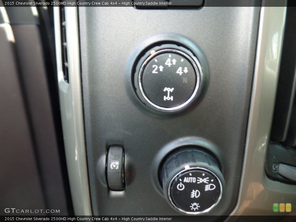 High Country Saddle Interior Controls for the 2015 Chevrolet Silverado 2500HD High Country Crew Cab 4x4 #102117687