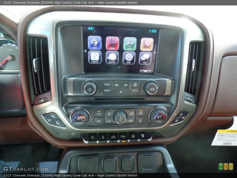 High Country Saddle Interior Controls for the 2015 Chevrolet Silverado 2500HD High Country Crew Cab 4x4 #102117753
