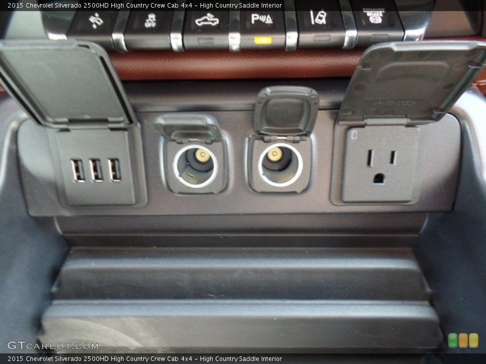 High Country Saddle Interior Controls for the 2015 Chevrolet Silverado 2500HD High Country Crew Cab 4x4 #102118070