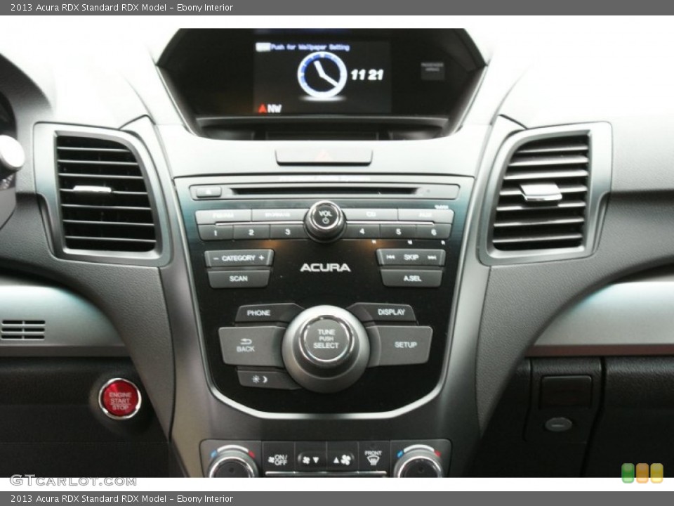 Ebony Interior Controls for the 2013 Acura RDX  #102134940