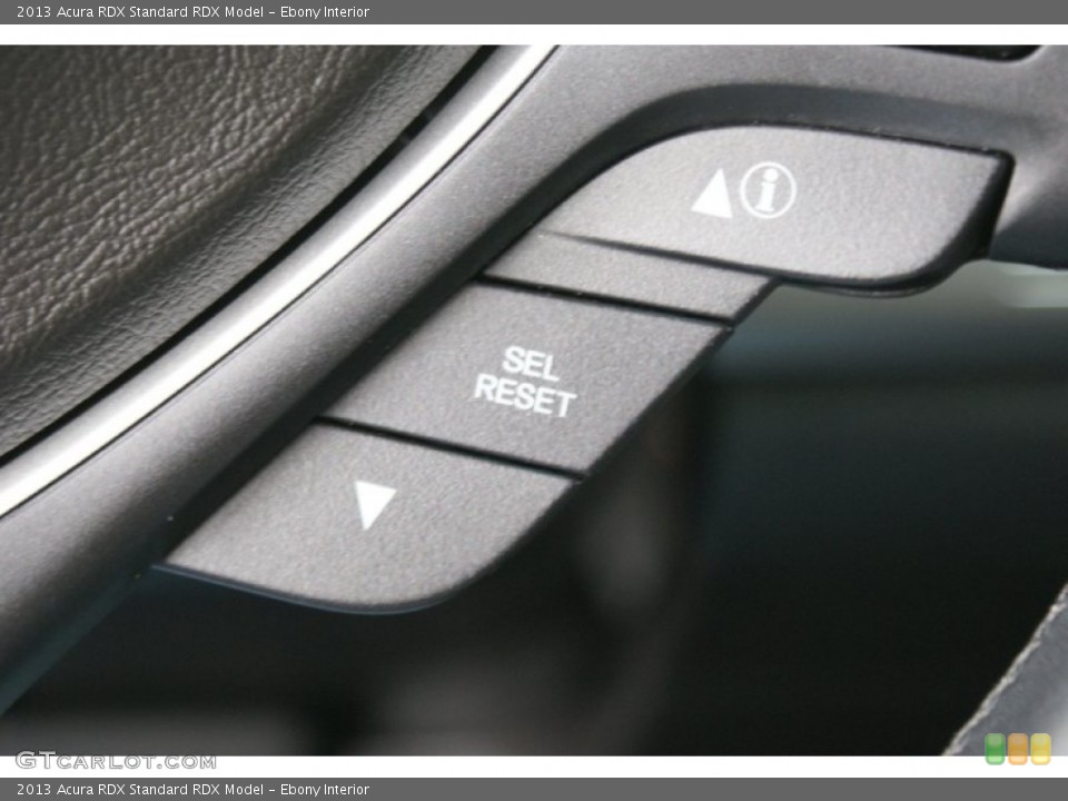 Ebony Interior Controls for the 2013 Acura RDX  #102135195