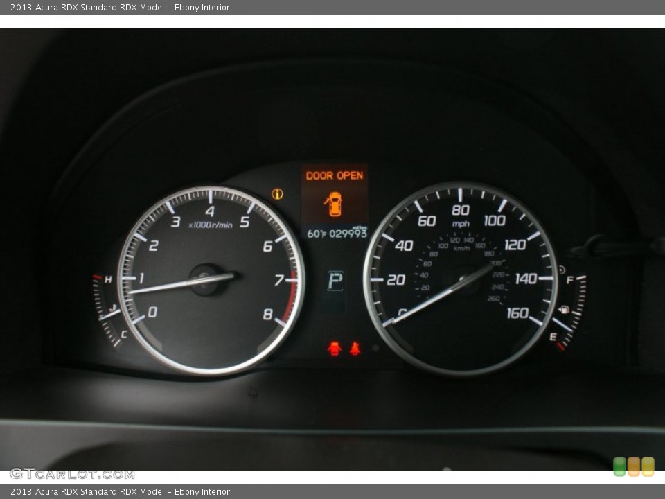 Ebony Interior Gauges for the 2013 Acura RDX  #102135389