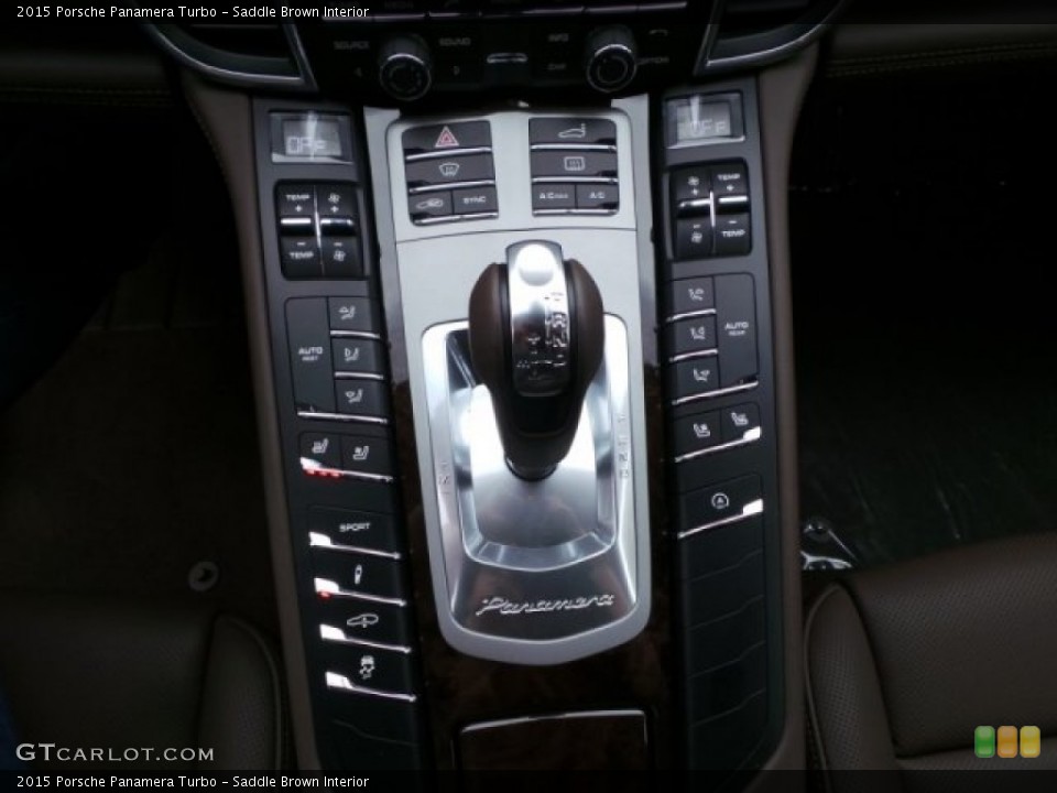 Saddle Brown Interior Transmission for the 2015 Porsche Panamera Turbo #102137292