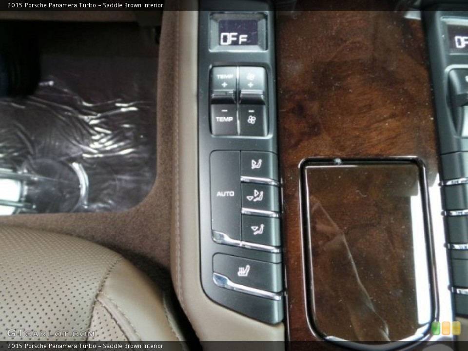 Saddle Brown Interior Controls for the 2015 Porsche Panamera Turbo #102137361