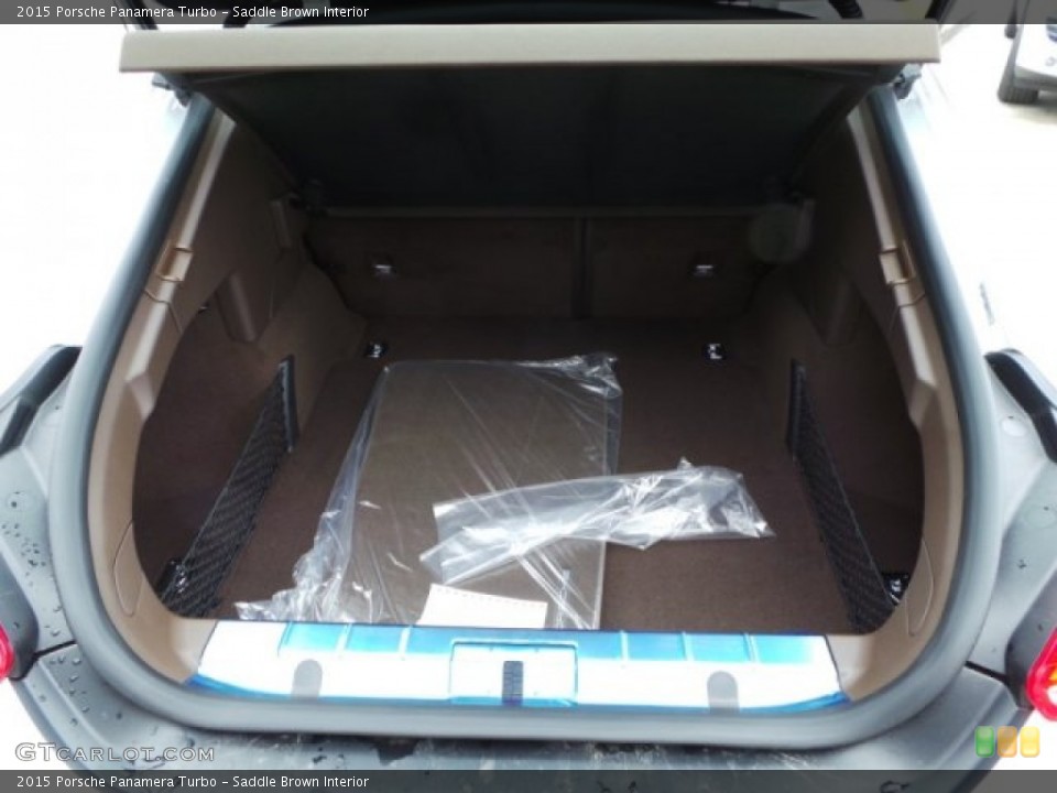 Saddle Brown Interior Trunk for the 2015 Porsche Panamera Turbo #102137418