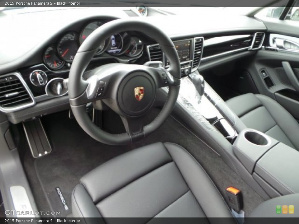 Black Interior Prime Interior for the 2015 Porsche Panamera S #102137766