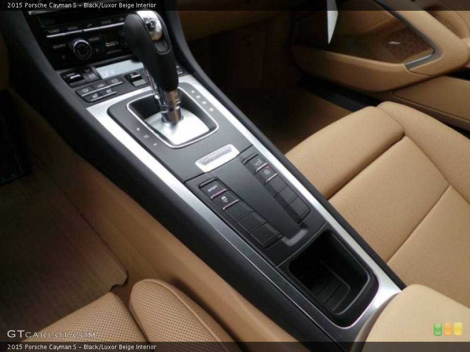 Black/Luxor Beige Interior Transmission for the 2015 Porsche Cayman S #102138528
